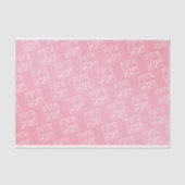 Verloop Roze Aangepaste Logo Tissuepapier (Voorkant)