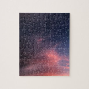 Verloop Roze Lucht Foto Wolken Legpuzzel