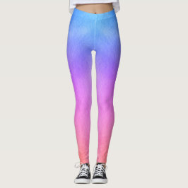 Verloop Roze Paarse en Blauwe Dreamy tinten Leggings