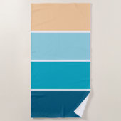 Verloop strandhanddoek strandlaken (Voorkant)
