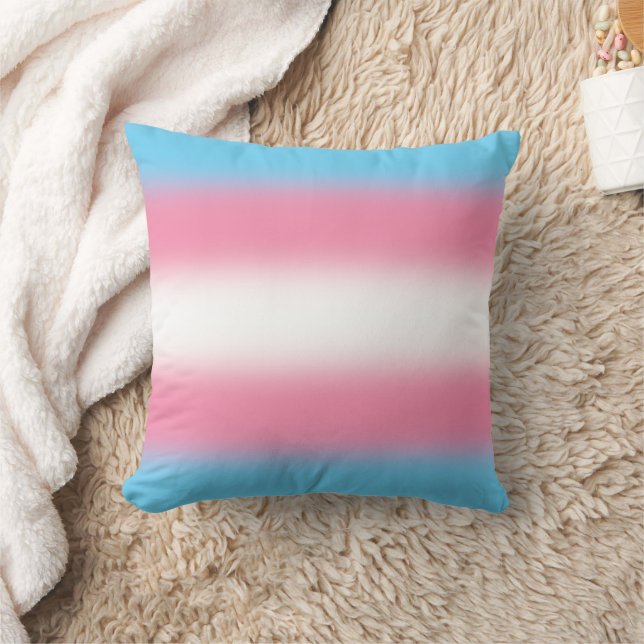 Verloop Transgender Pride Vlag - Trans Vlag Kussen (Deken)
