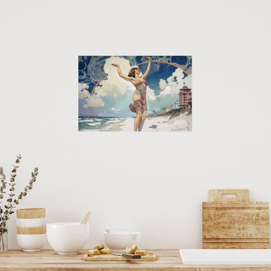 Verloop van de lente poster (Keuken)