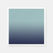 Verloop van grijs naar blauw. servet (Voorkant)