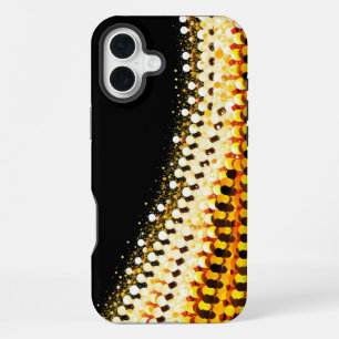Verloop van stralend zilver naar warm goud iPhone 16 plus hoesje