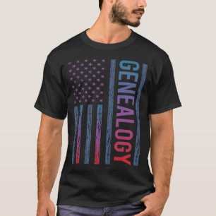 Verloop Vlag Genealogie Genealoog T-shirt
