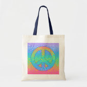Verloop vredessymbool tote bag (Voorkant)