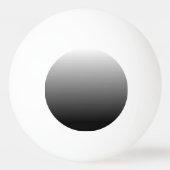 Verloop zwart/wit | Drie sterren Ping Pong Ball (Voorkant)