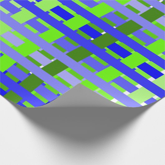 Verloopblauw Cadeaupapier (Hoek)