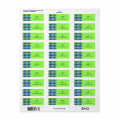 Verloopblauw Etiket (Full Sheet)
