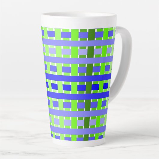 Verloopblauw Latte Mok (Rechterhoek)