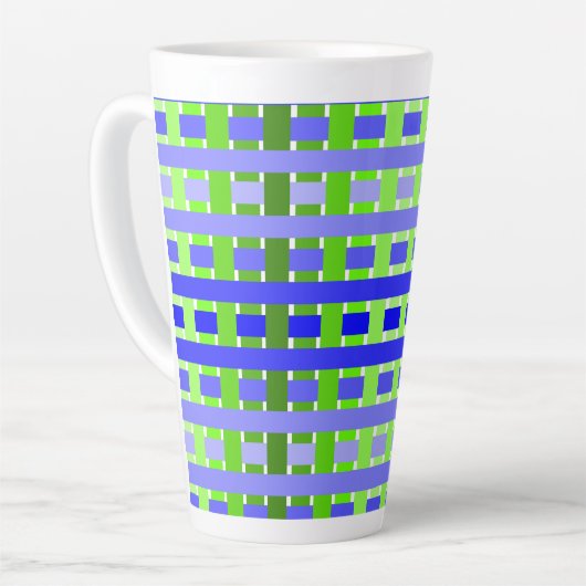 Verloopblauw Latte Mok (Linkerhoek)