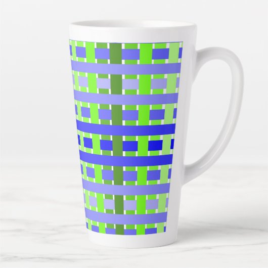 Verloopblauw Latte Mok (Rechts)