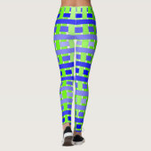 Verloopblauw Leggings (Achterkant)