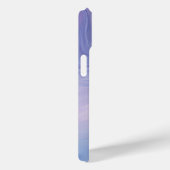 Verloopblauw, Paarse Abstracte Wavy Patroon Case-Mate iPhone Case (Achterkant / Rechts)
