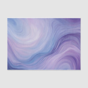 Verloopblauw, Paarse Abstracte Wavy Patroon Tissuepapier