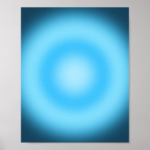 Verloopblauw Poster