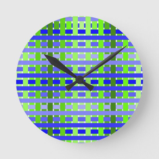 Verloopblauw Ronde Klok (Voorkant)