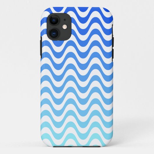 Verloopblauwe golven Case-Mate iPhone case (Achterkant)