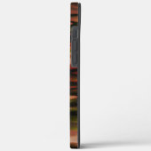 Verloopbruin tot geel vormend abstract zigzag Case-Mate iPhone case (Achterkant / Links)