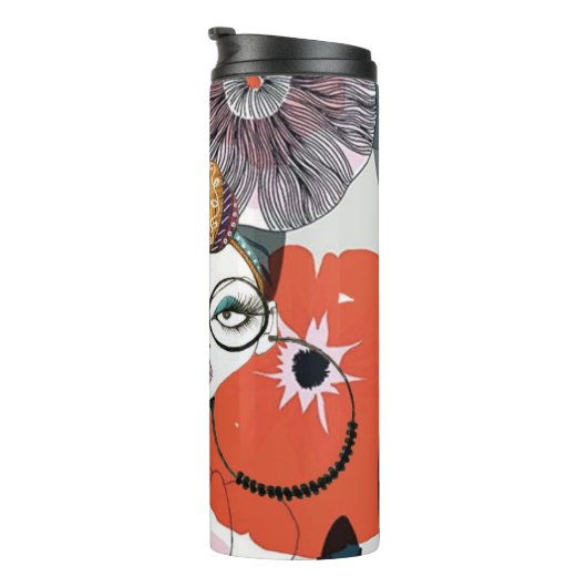 Verloopde Oerwoud Remix Tumbler Thermosbeker (Geroteerd rechts)