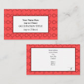 Verloopgradiënt verloopbinnenharten visitekaartje (Voorkant / Achterkant)