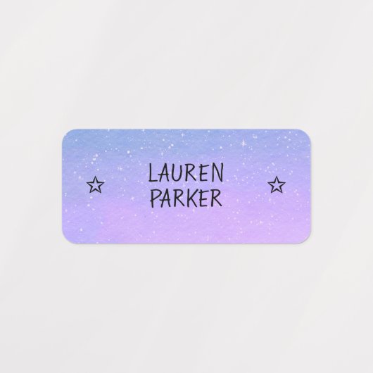  verloopkleur gecodeerde sterrennaam kleding labels (Design 1)