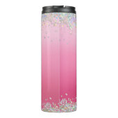 Verlooproze Thermische Tumbler Thermosbeker (Achterkant)