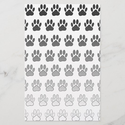 Verloopverf afdrukken in zwart-wit en grijs briefpapier (Voorkant)