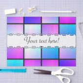 Verloopvierkantpatroon Tissuepapier (Craft)