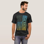 Verloopvlag 01 Drag Racing T-shirt (Voorkant volledig)
