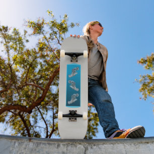 Verloopwolk - licht tot diep Seizoensstemmingen Skateboard