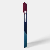 Verlopen in rood en blauw Case-Mate iPhone case (Achterkant / Links)