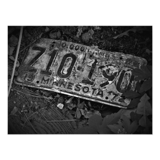 "Verlopen sinds '73" foto afdrukken Afdruk (Voorkant)