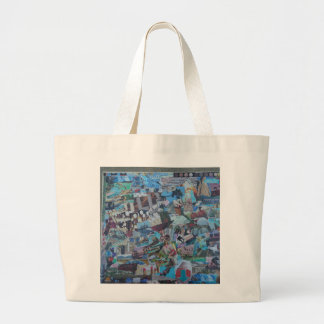 Verloren Angeles Fotografische Collage Jumbo Tote
