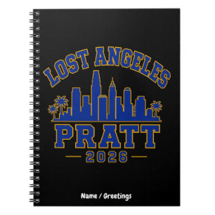 Verloren Angeles Pratt 2026 Silhouet Varsity Retro Notitieboek