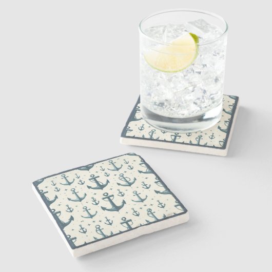 Verloren ankers stenen onderzetter (Zijkant)