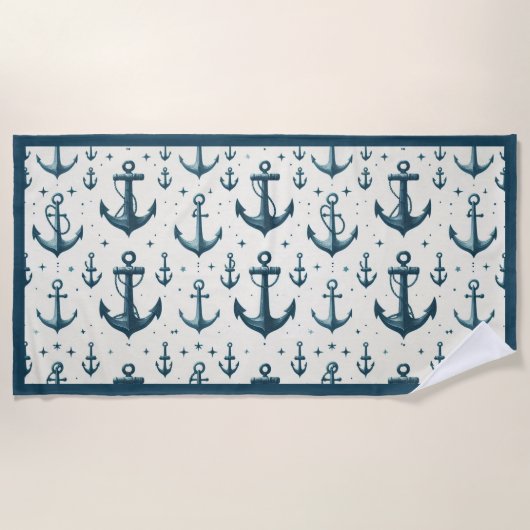 Verloren ankers strandlaken (Voorkant)