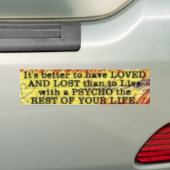 verloren bumpersticker (Op auto)