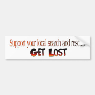 Verloren Bumpersticker ophalen