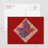 Verloren cave Parrot Post Card Briefkaart (Voorkant / Achterkant)