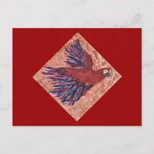 Verloren cave Parrot Post Card Briefkaart
