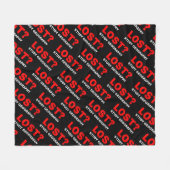 Verloren? Geografie studeren Fleece Deken (Voorkant (Horizontaal))