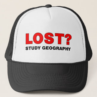 Verloren? Geografie studeren Trucker Pet