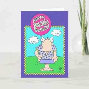 VERLOREN GEZICHT Verlate Verjaardag Kaart