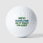 Verloren Golf Ball met naam Funny Golfballen (Voorkant)