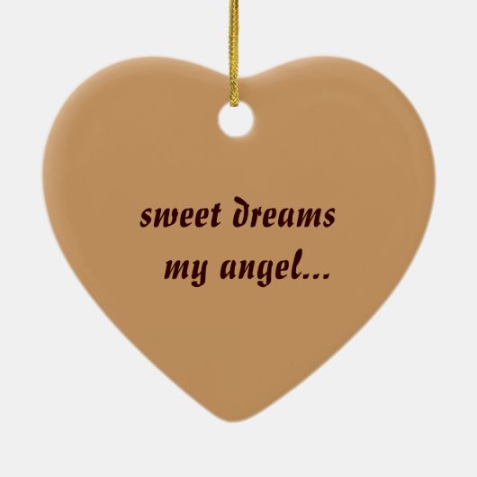 Verloren huisversiering keramisch ornament (Achterkant)