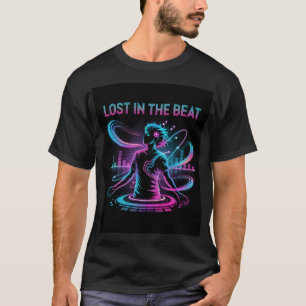 Verloren in de beat t-shirt