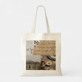 "Verloren in de  dagen" Esthetische Canvas tas (Achterkant)