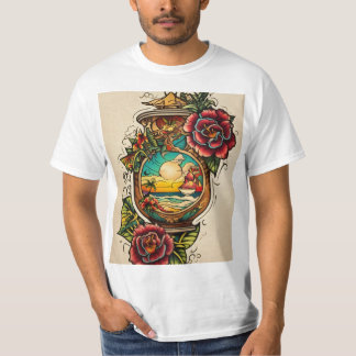 Verloren in de Ink Oasis waar Tattoos ontmoeten Pa T-shirt