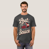 Verloren in de saus t-shirt (Voorkant volledig)